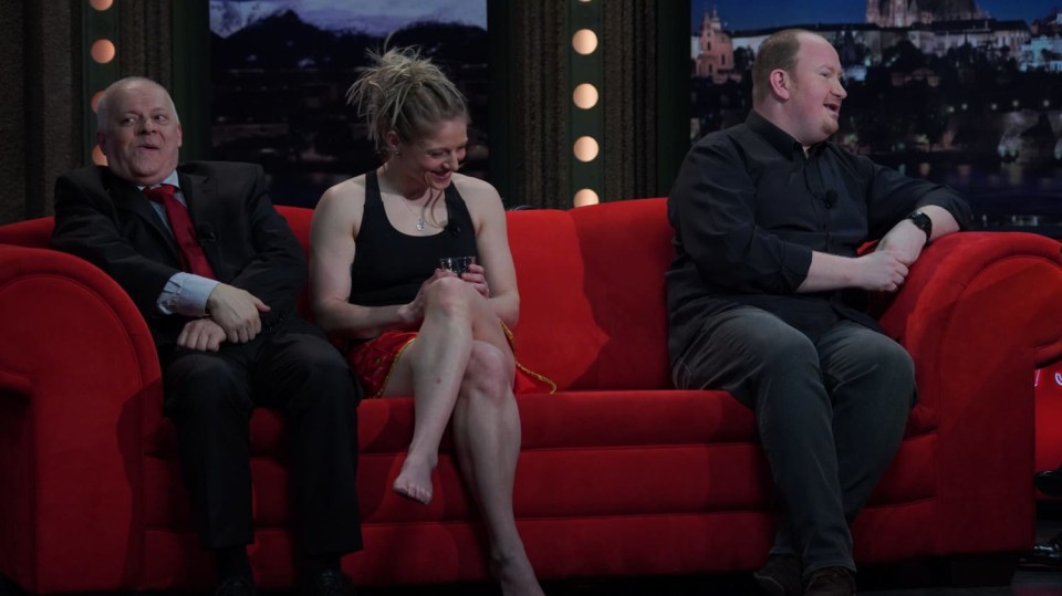 Bob Klepl, Sandra Mašková a Kamil Rodan u Jana Krause